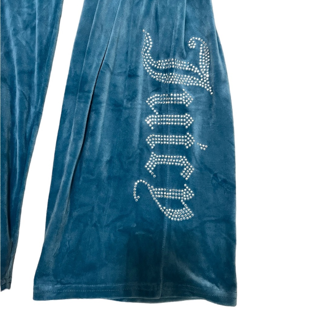 JUICY COUTURE VELOUR RHINESTONE PANTS
